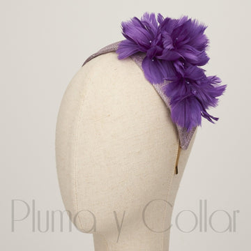 Cappello Accessorio Pluma y Collar 9531